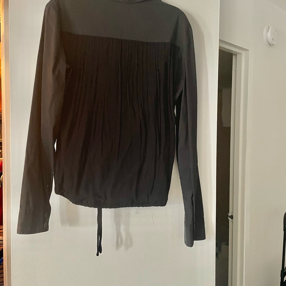 Armani Jeans women’s black blouse S - Picture 9 of 11